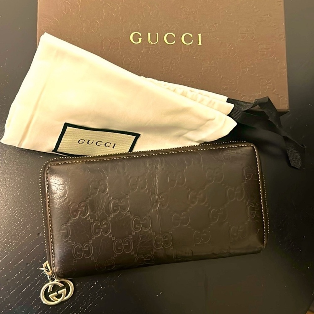 Gucci Brown Leather Wallet